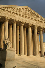 The U.S. Supreme Court Front of the U.S. Supreme Court building