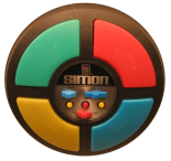 Electronic Simon game from the 1980s